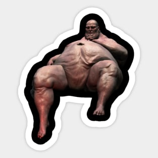 fat man Sticker